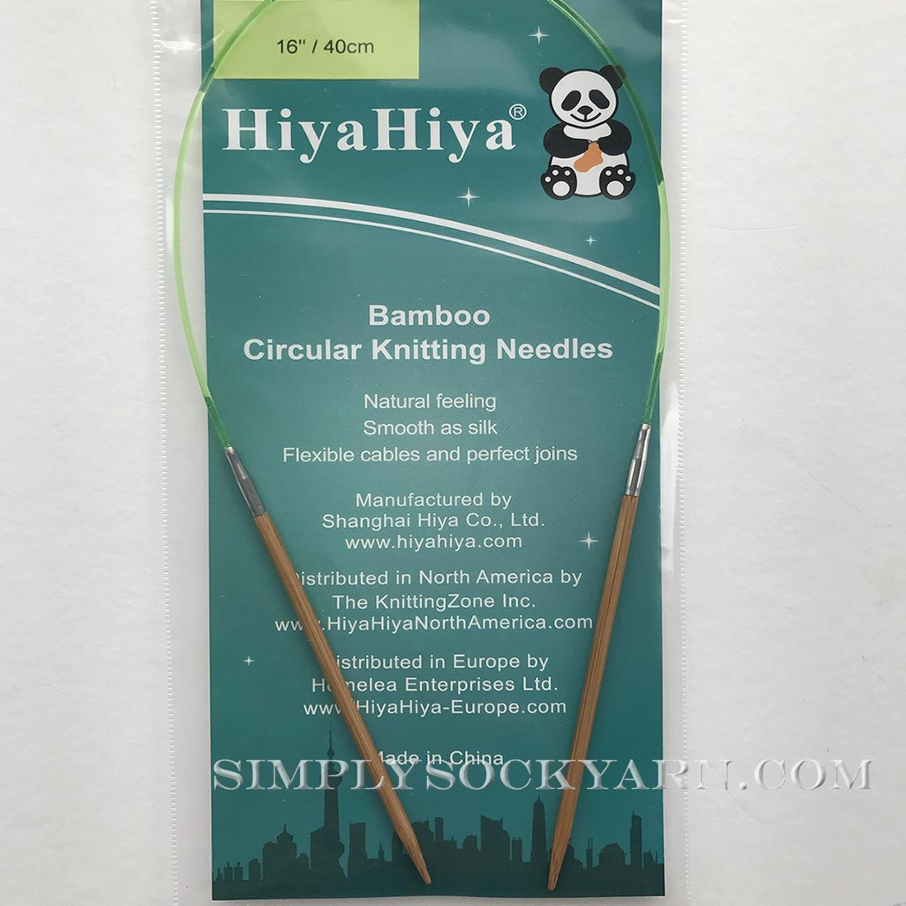 Hiya 16" Circ Bamboo US 1.5 -