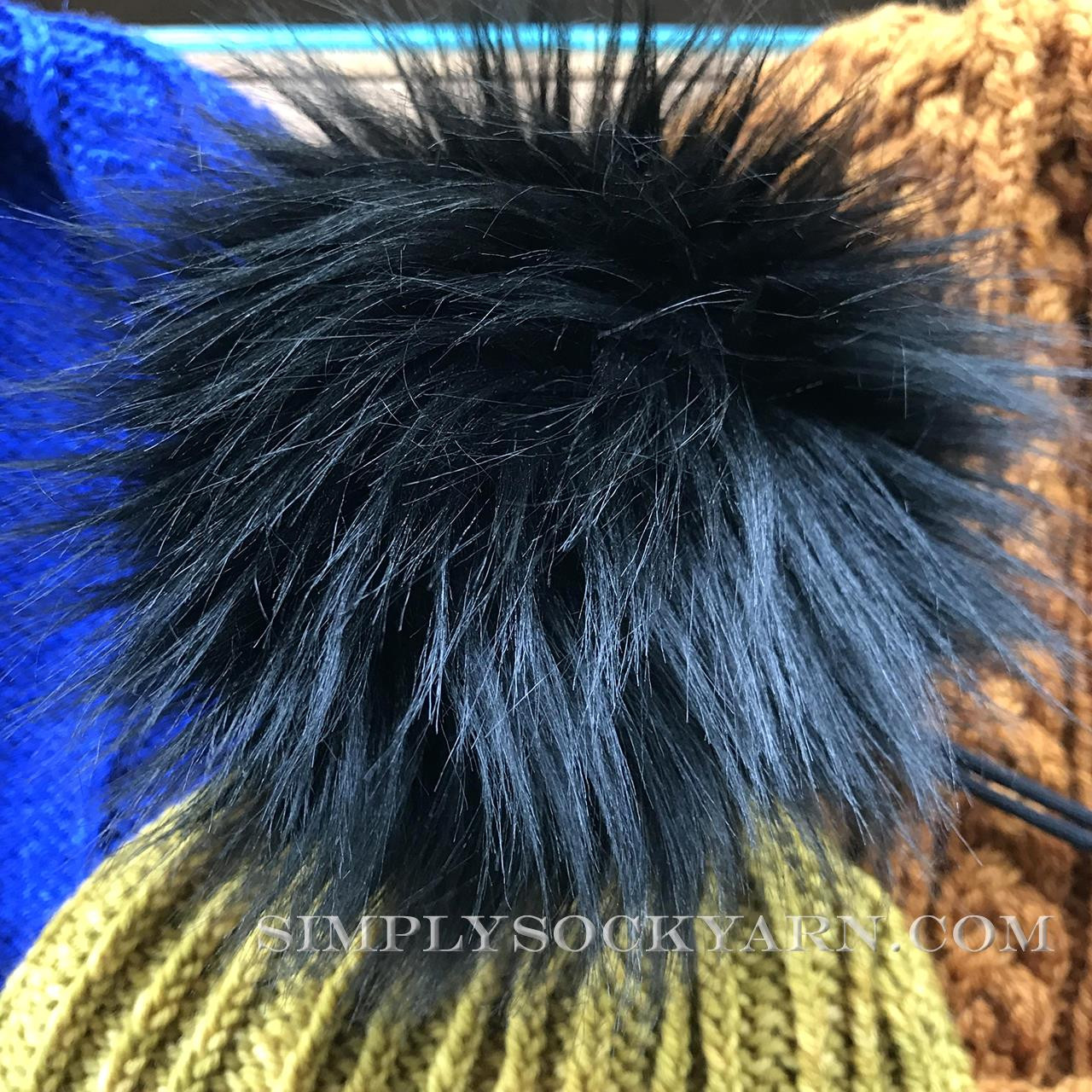 SSYC Pom Pom Black Cat - M - Simply Socks Yarn Company