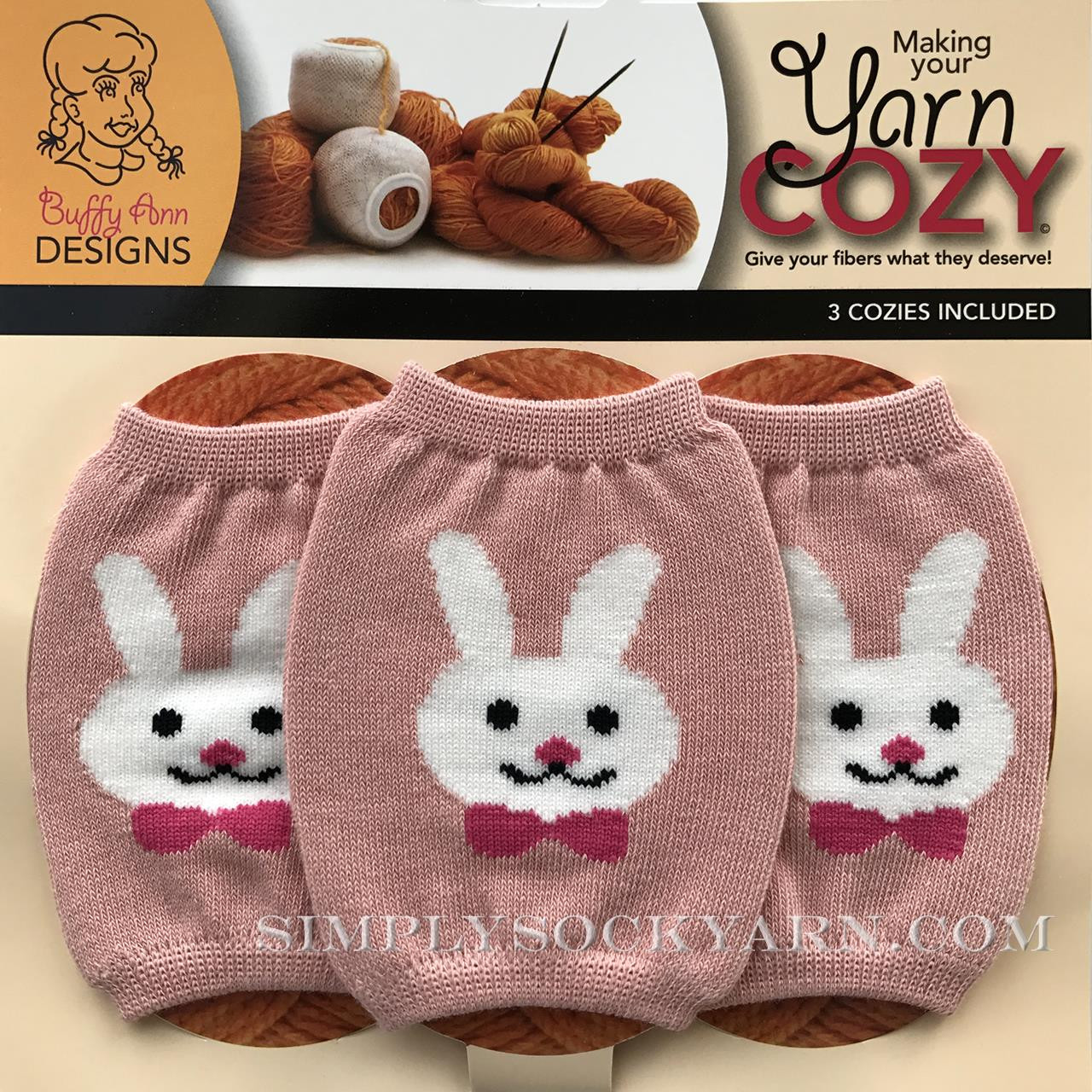 Yarn Cozy Pink Bunny -