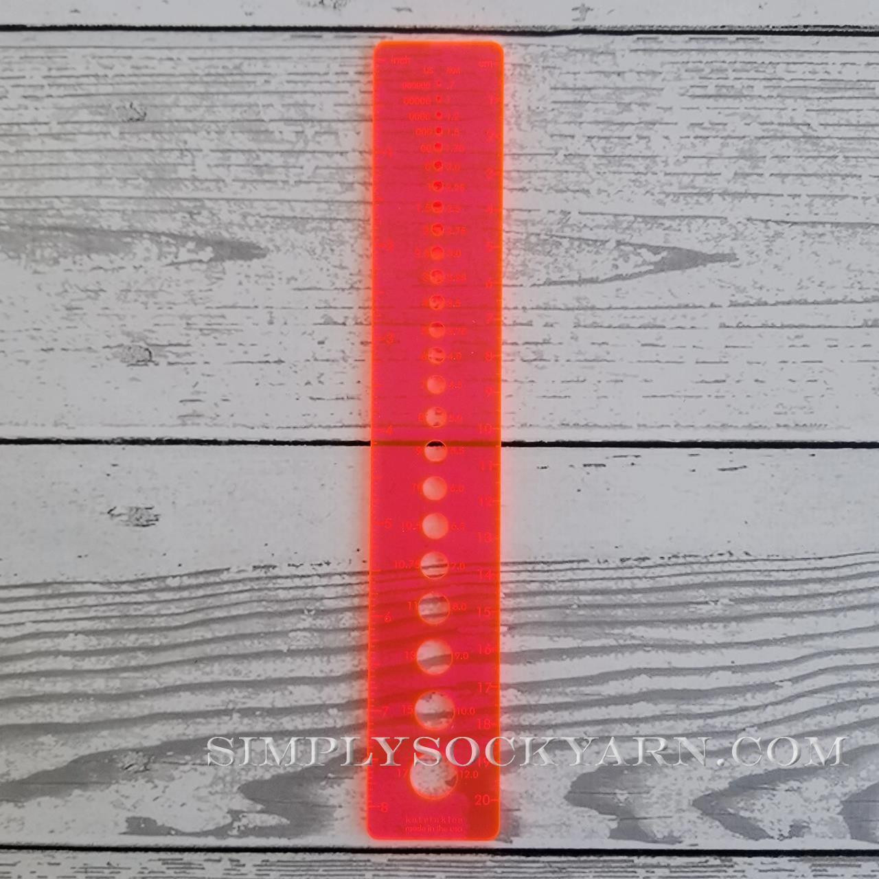 KTL 8" Gauge Ruler Pink -
