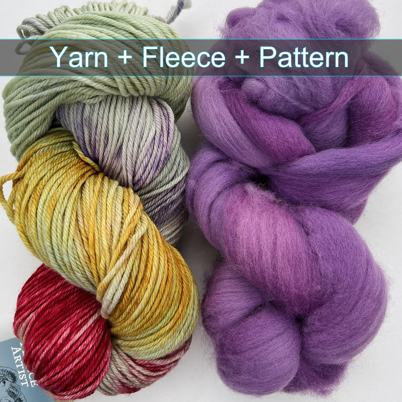 FA Thrum Mitten Kit Autumn Dew Simply Socks Yarn Company