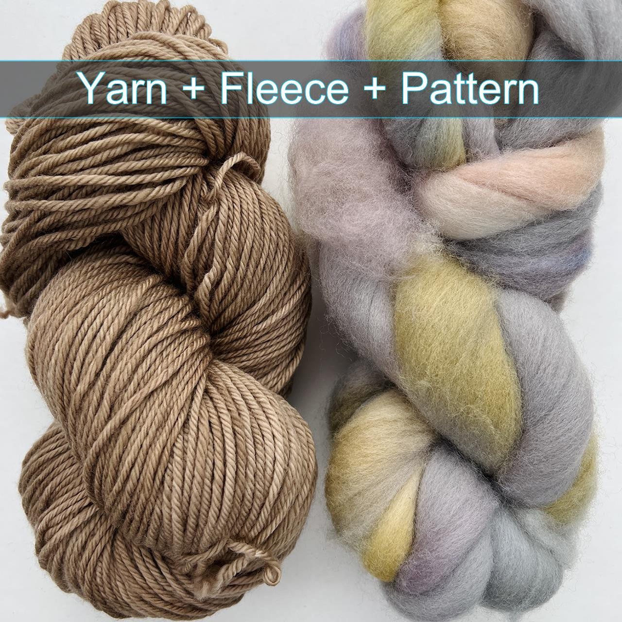 FA Thrum Mitten Kit Brown Sugar Simply Socks Yarn Company