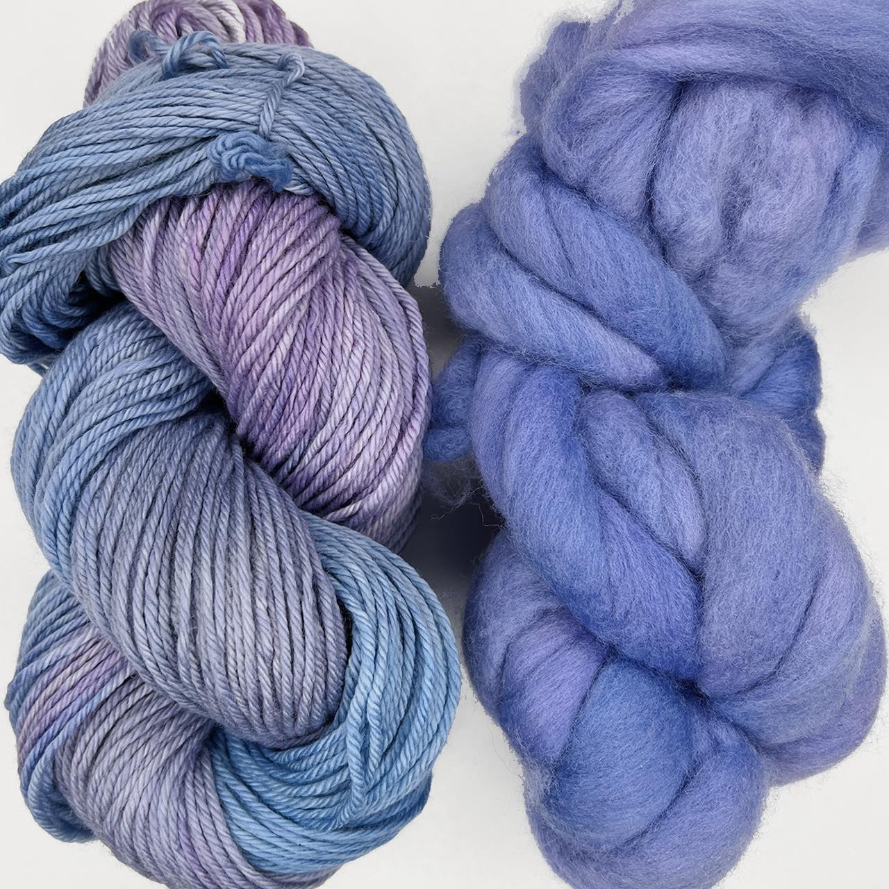 FA Thrum Mitten Kit Periwinkle Simply Socks Yarn Company