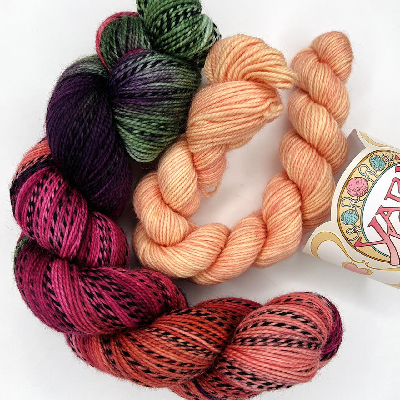 YL Twisty Sock Set Winter Wood -