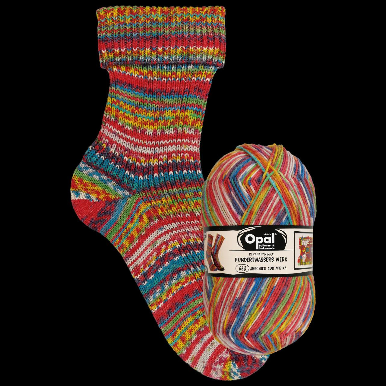 Opal Hundertwasser 4 4054-668 - Simply Socks Yarn Company