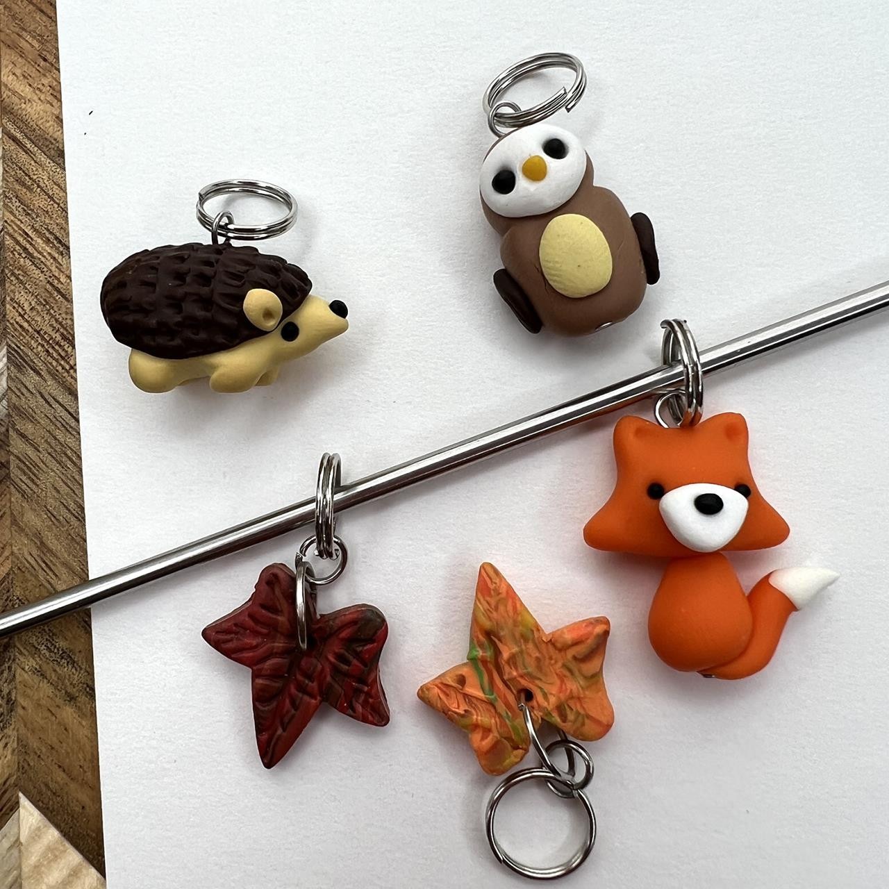 SSYC Stitch Markers - Autumnal -