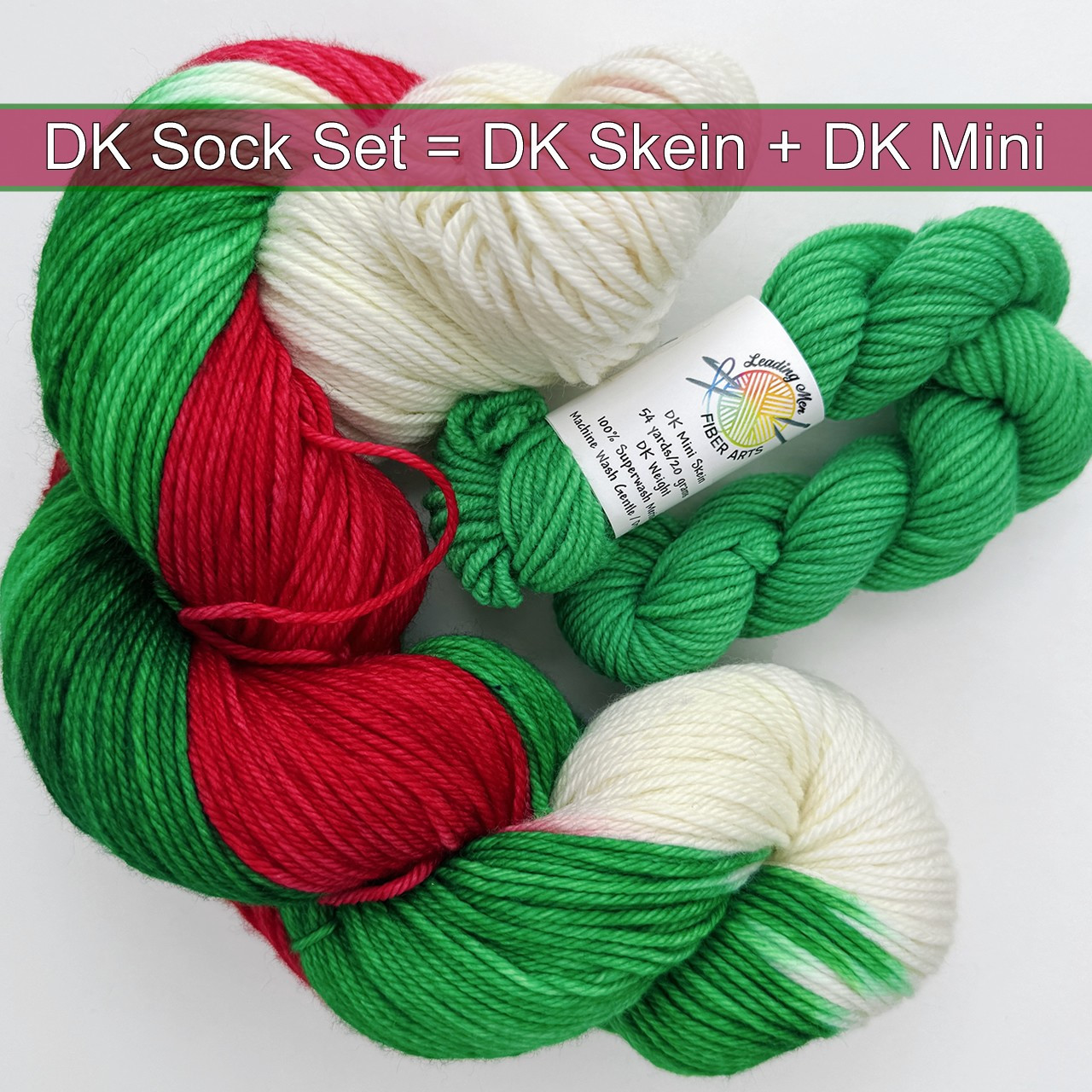 LMFA DK Sock Set Mistletoe -