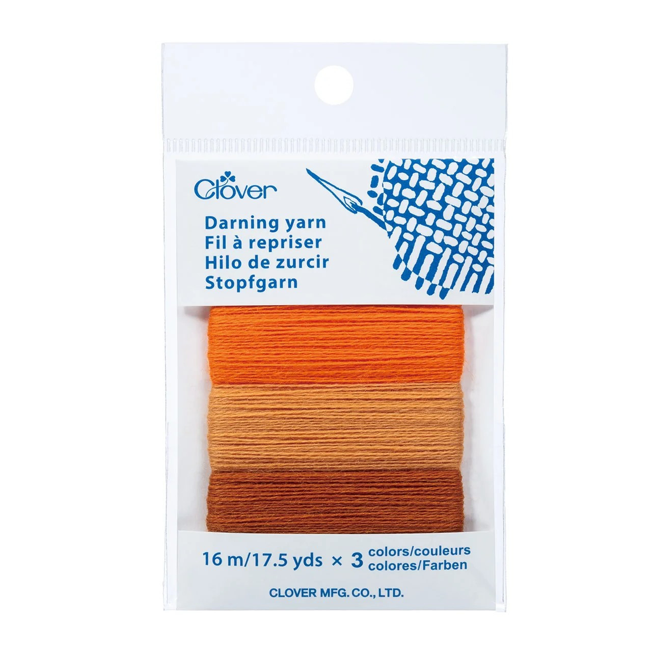 Clover Darning Yarn 7961 Orange -