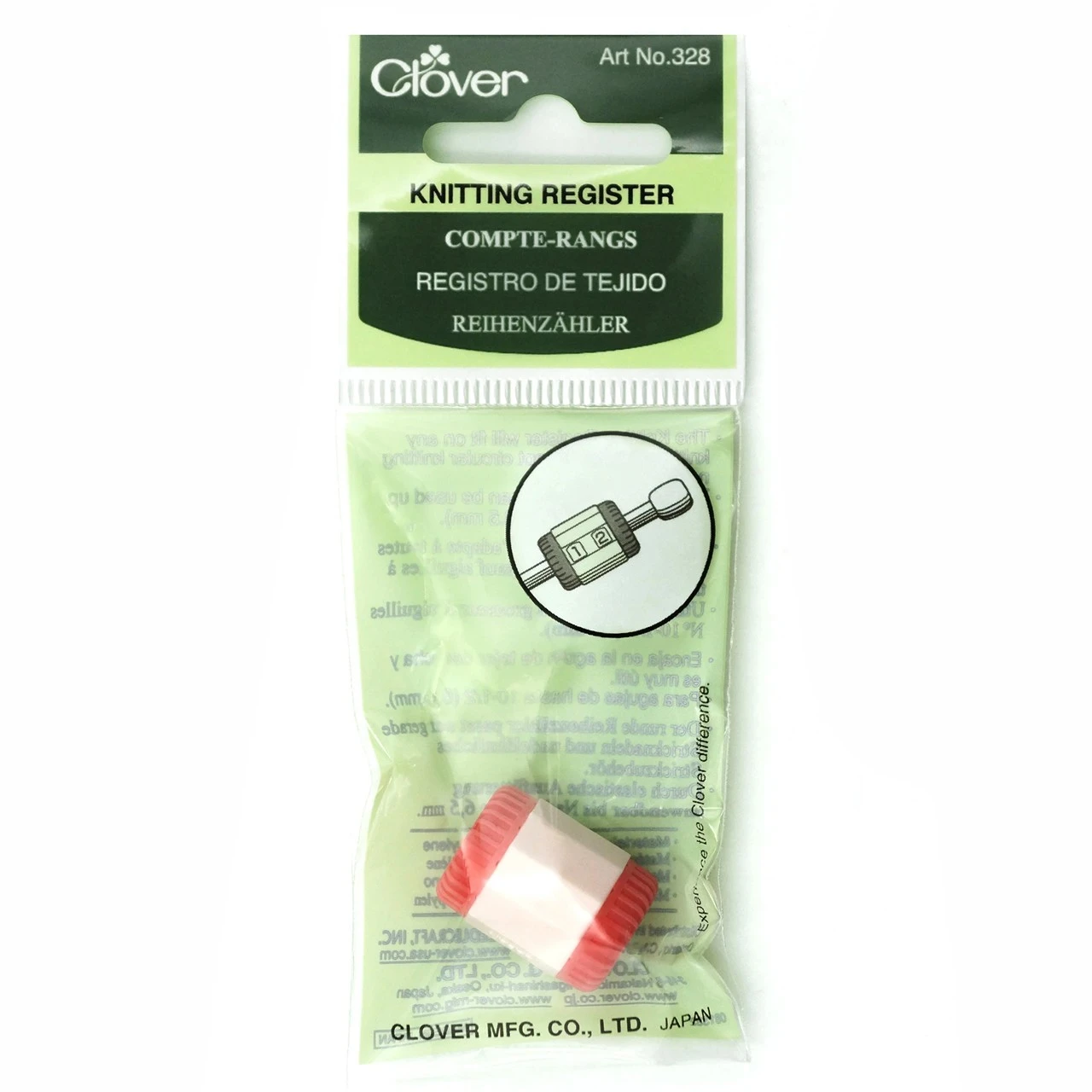 Clover 328 Knitting Register -