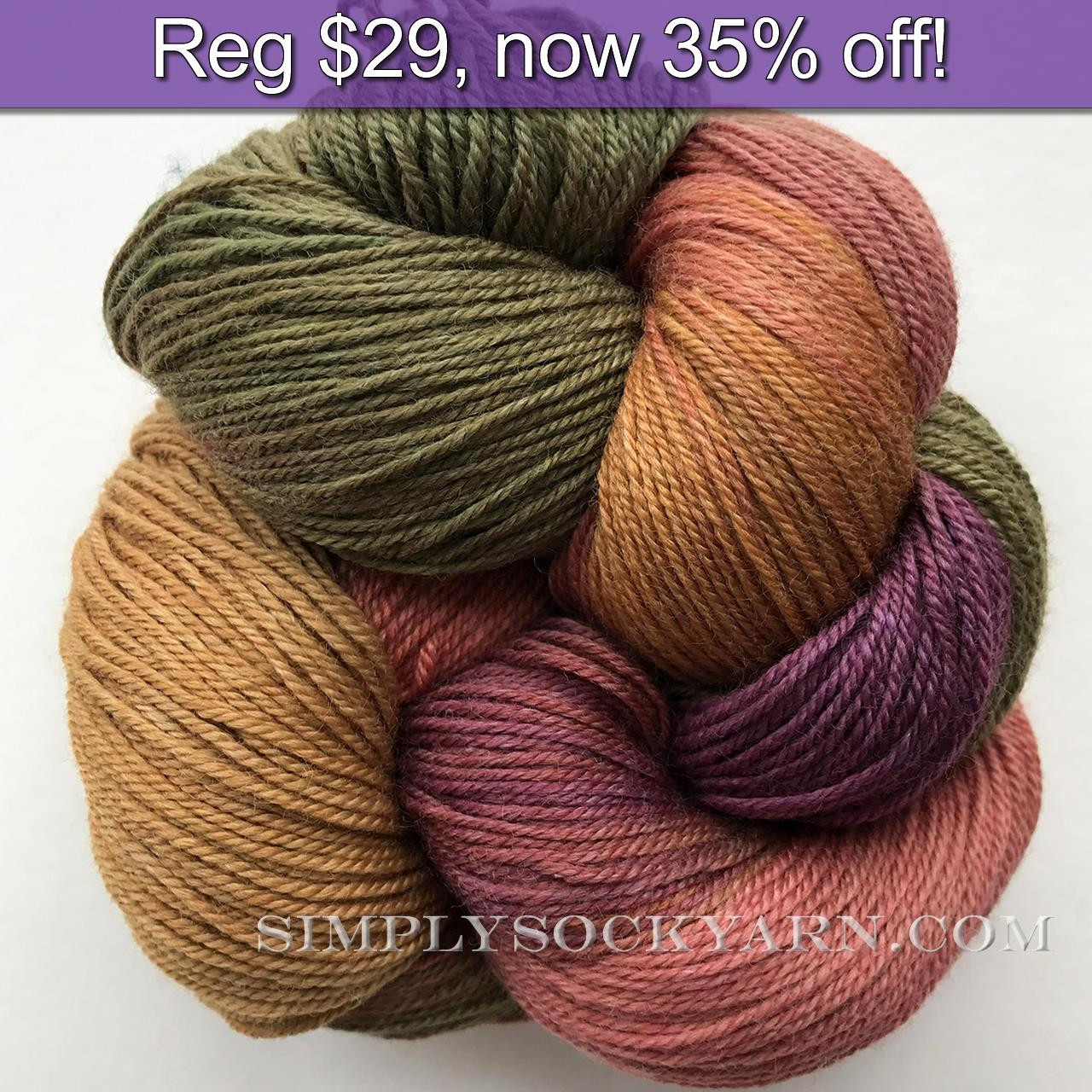 LL Sock Multi Gold Hill -