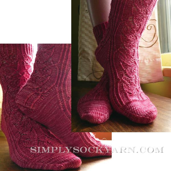 Knitspot Bougainvillea Sock