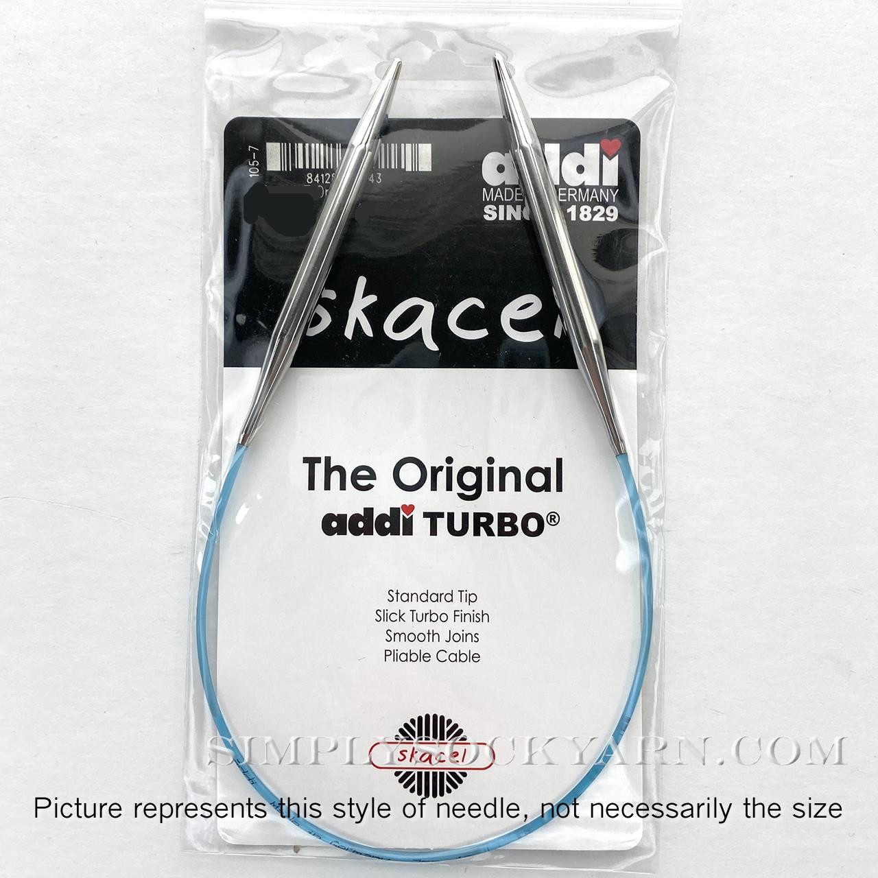  Addi Turbo 16 Circular Knitting Needles by SKACEL Size 8