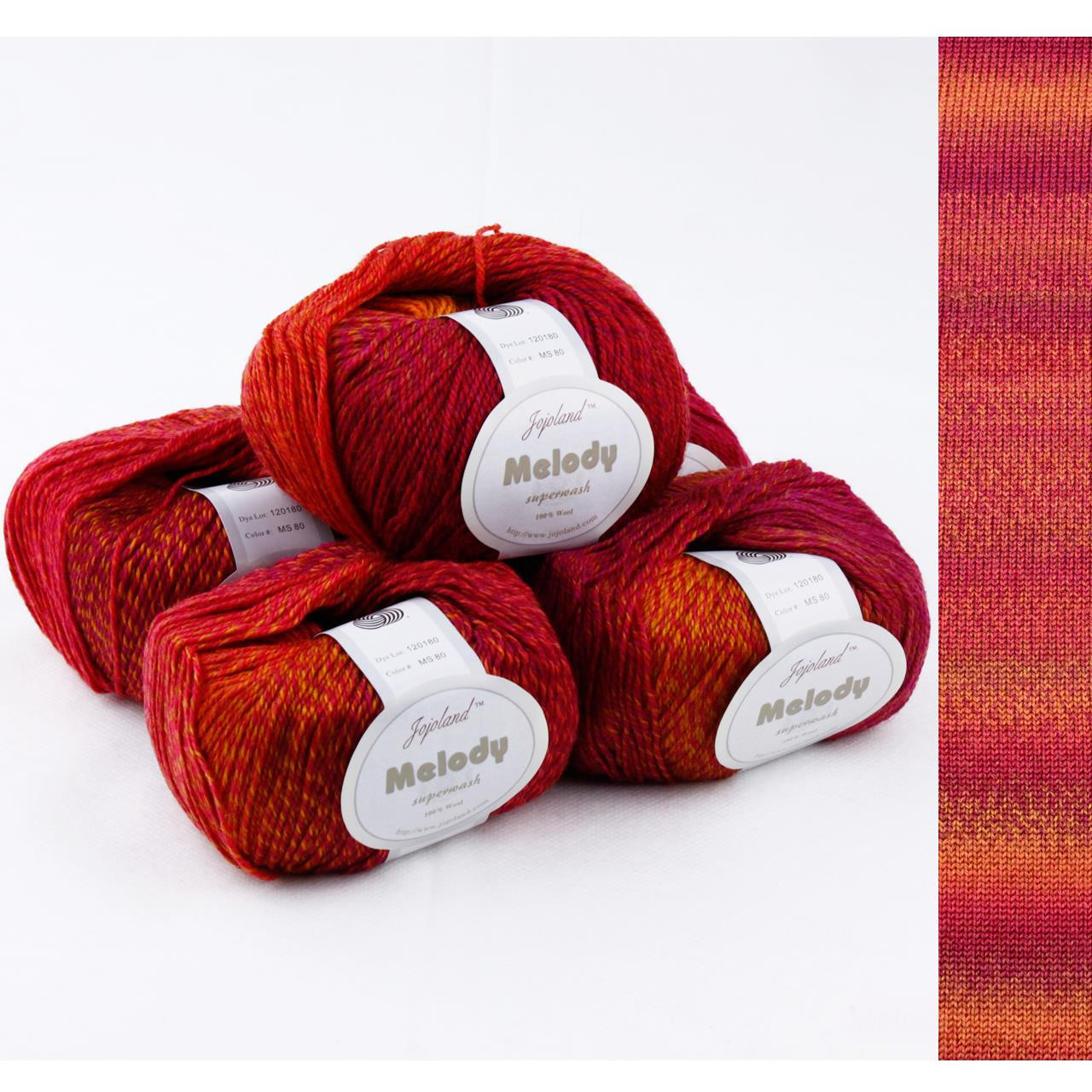 JJ Melody SW 80 Berry Red - Simply Socks Yarn Company