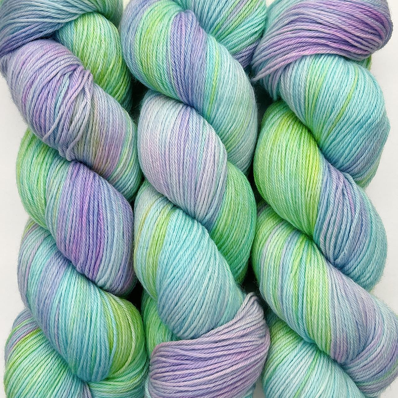 Big Little Yarn Co. Superwash Merino Nylon Sock - River Colors Studio