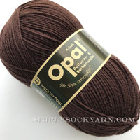 Opal Uni Solid 5192 Dark Brown -
