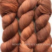 Yes I Canyon, Merino Wool, Orange Yarn, Knitting and Crochet - single sock  – Hue Loco