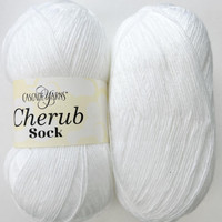 CY Cherub Sock 01 White -