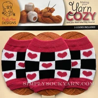 Yarn Cozy Magenta w Checkers -