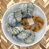 SSYC Pom Pom White Husky - M - Simply Socks Yarn Company