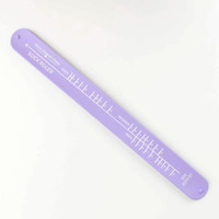 TSS Sock Sizing Ruler Lavender -