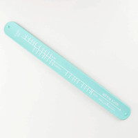 TSS Sock Sizing Ruler Sea Glass -
