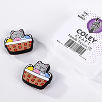 CC Needle Toppers Cat in Basket -