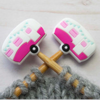 F&P Stitch Stoppers Pink Camper -