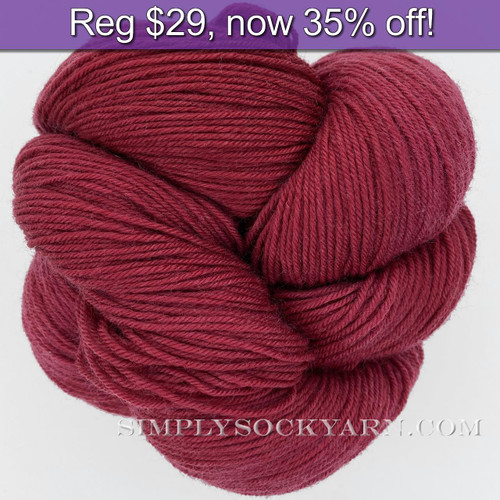 LL Sock Solid Currant -