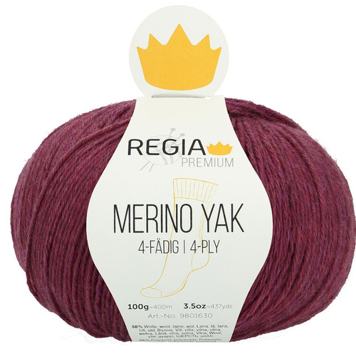 Regia Merino Yak 7517 Raspberry -