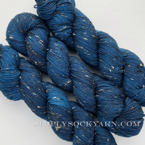 LTY Tweed Sock Cerulean Tide -