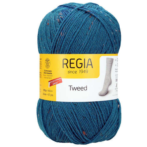 Regia 6ply Tweed 0069 Petrol - 053859398022