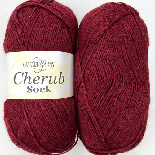 CY Cherub Sock 74 Cabernet -