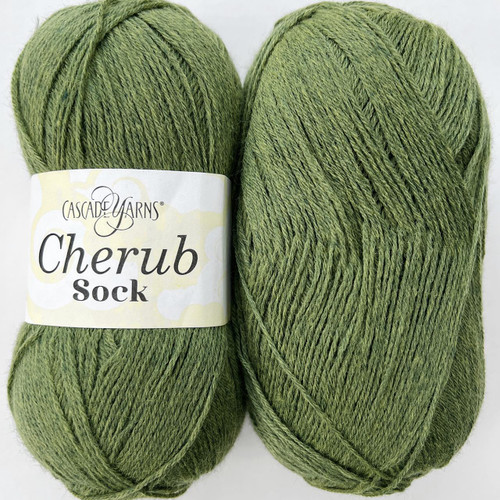 CY Cherub Sock 128 Pesto Hthr -