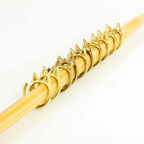 TSS Cat Clip St Markers Gold -