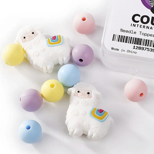 CC Set of 10 Toppers Llama -