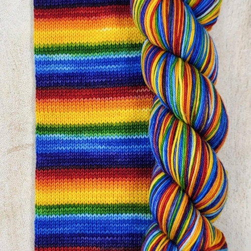BY Bis-Sock Stripe Rainbow -