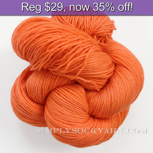 LL Sock Solid Carrot -