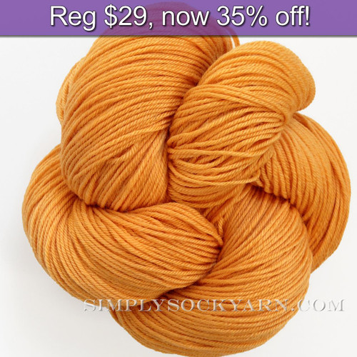 LL Sock Solid Butterscotch -