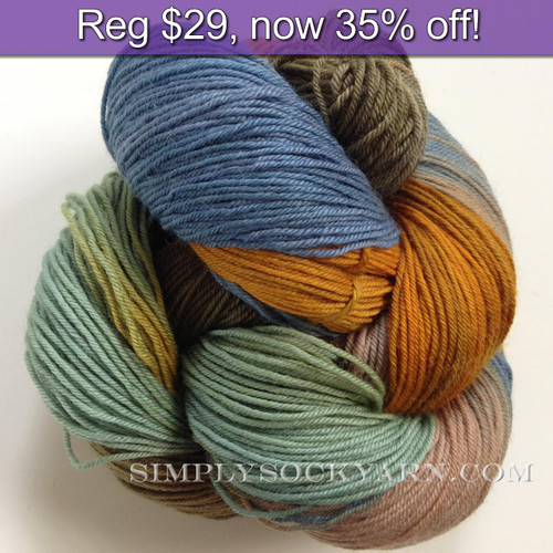 LL Sock Multi Lake Bluff -