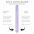 TSS Sock Sizing Ruler Sea Glass -