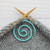 F&P Spiral Cable Needle Aqua -
