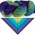 B&H Cash Shawl Ball Peacock -