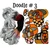 AWW Zebra Doodle No. 3 -