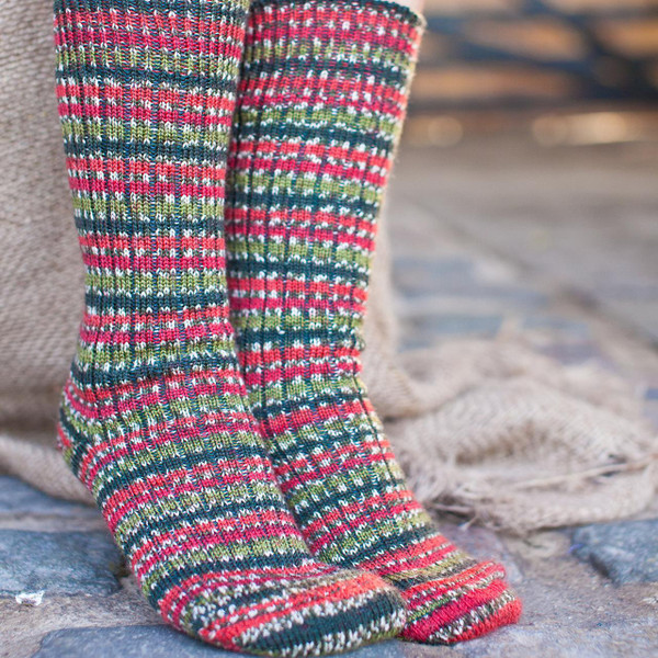 WYS 886 Holly Berry Holiday - Simply Socks Yarn Company
