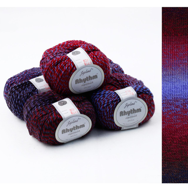 JJ Rhythm SW 40 Exotic Ruby - Simply Socks Yarn Company