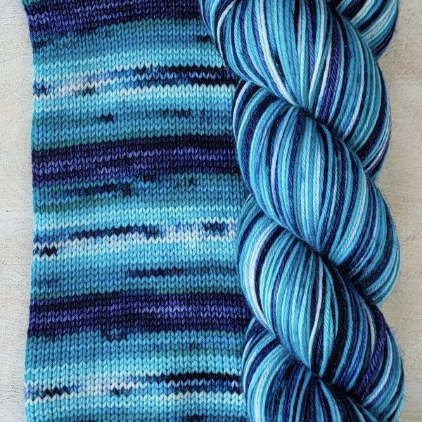 BY Bis-Sock Stripe Atlantique - Simply Socks Yarn Company