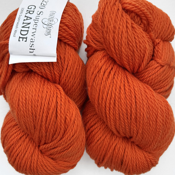 CY 220 SW Grande 822 Pumpkin - Simply Socks Yarn Company