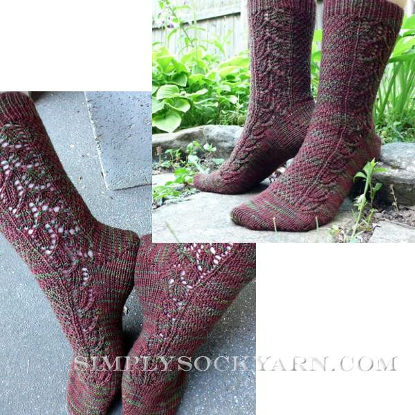 Knitspot Pine Cones Sock - Simply Socks Yarn Company