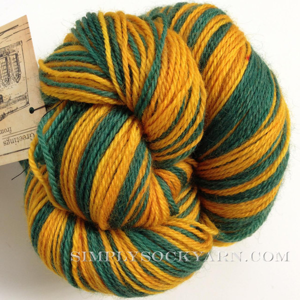 Poste Stripe Green Bay Pride Simply Socks Yarn Company
