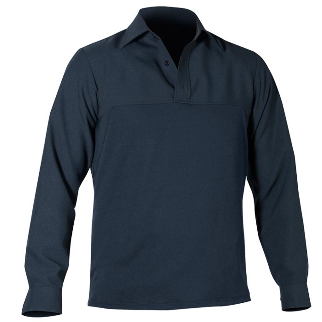 BASE Howard - ARMORSKIN BLAUER WOOL LS NAVY WINTER SHIRT Company Uniform DK BLEND